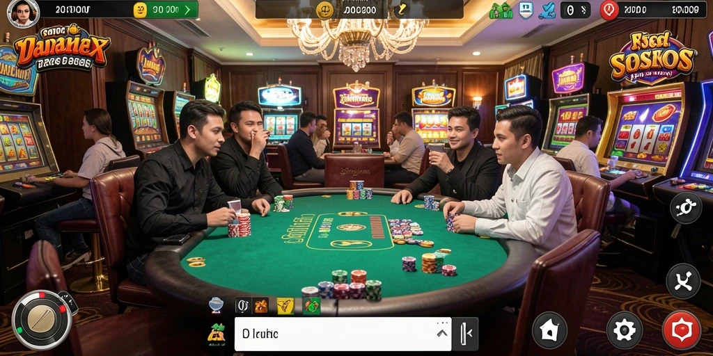 Screenshot menampilkan tampilan awal permainan CRAZYDOMINO.