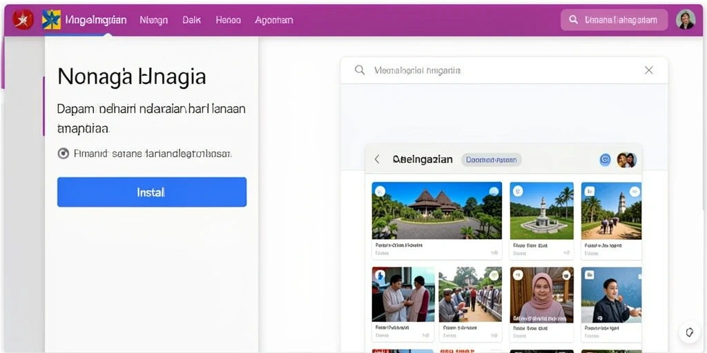 Tampilan antarmuka yang user-friendly dan mudah dipahami.