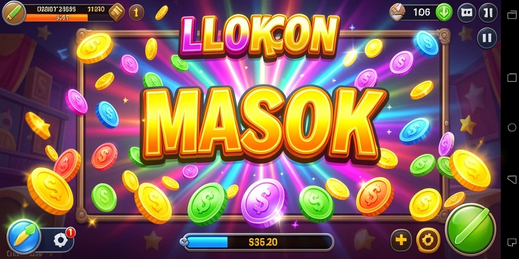 Tampilan utama aplikasi JACKPOT168 yang modern dan ramah pengguna.