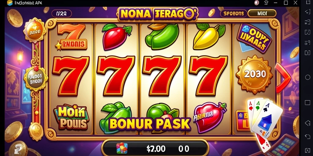 Tampilan menarik mesin slot dengan tema laut.