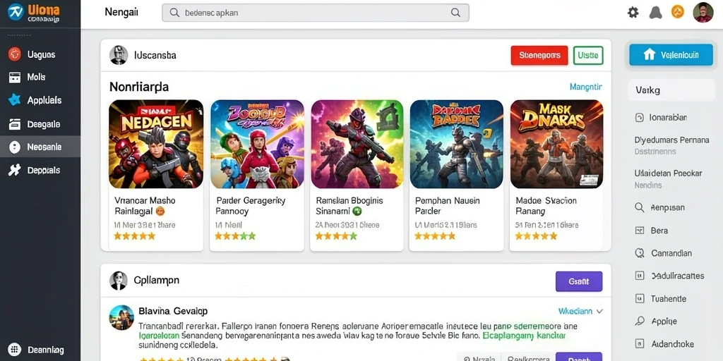 Tampilan antarmuka yang ramah pengguna.