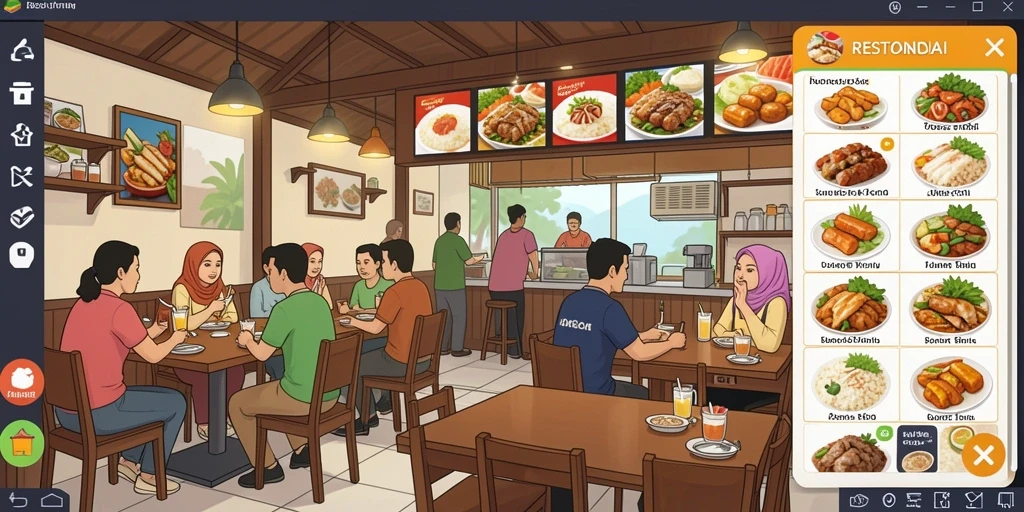 Tampilan awal yang menarik dan mudah dinavigasi.