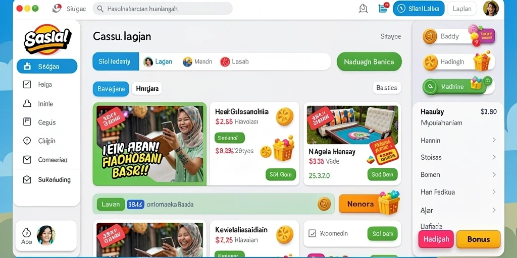 Tampilan antarmuka yang menarik dan mudah digunakan.