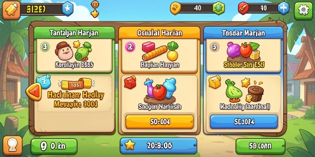 Tampilan karakter utama yang menawan dan penuh warna.