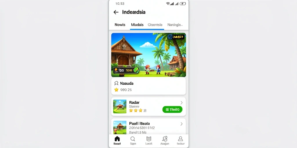 Tampilan antarmuka utama ZORO77 yang menarik.